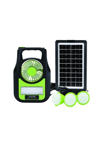 Gold Silver Gs-909 Bluetooth Radyo Usb Güneş Paneli Dahil Solar Enerjili 3 Ampullü Şarjlı Spot Fener Çok Renkli