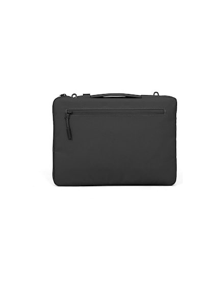 Çapraz Vücut Askılı Laptop Çantası Skinarma Juno 14 İnç Uyumlu Cross-hatch Desenli Naylon Siyah