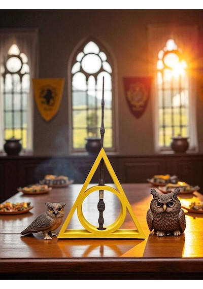 Özel Üretim El Boyaması Harry Potter Mürver Asa Koleksiyonluk Büyücü Asası Hediye Paketli Ahşap