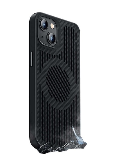 Benks Apple Uyumlu iPhone 14 Kılıf Benks Karbon Magnetik Soğutucu Özellikli Telefon Kılıfı Benks-Kevlar1