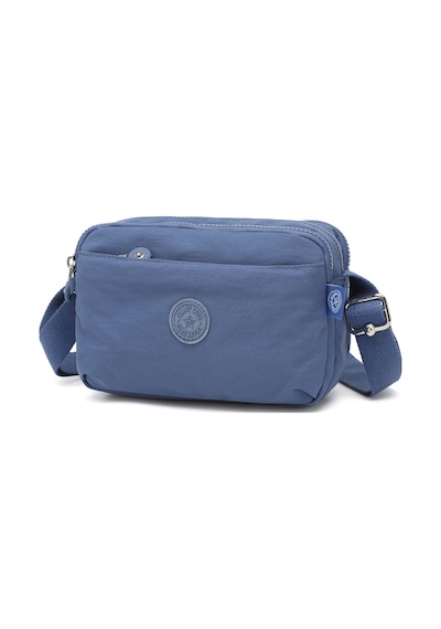 Smart Bags Günlük Küçük Boy Su Geçirmez Hafif Krınkıl Kumaş Kadın Omuz Çantası Mavi