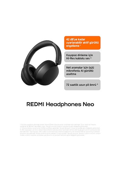 Xiaomi Redmi Neo Bluetooth 5.4 Kulaküstü Kulaklık