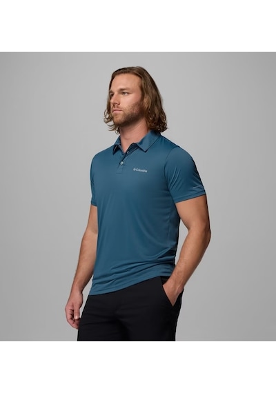 Columbia Ao3614 Hike Technical Erkek Polo T-shirt 1990401429 Mavi