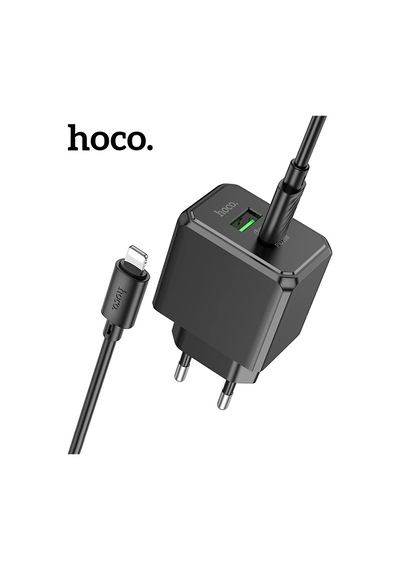 Hoco Cs14a Ocean Pd20w+qc3.0 Girişli Hızlı Şarj Başlığı Ve Type-c To Apple     Uyumlu iPhone Lightning Kablo- 5775