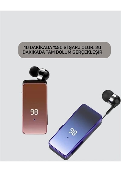 Ultra Hızlı Şarj Özellikli Type-c Bluetooth Kulaklık 10 Dakikada %50 Şarj, 20 Dakikada Tam Dolum Y