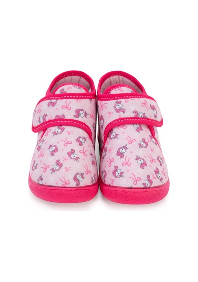 Civil Girls Unicorn Baskılı 27-32 Numara Panduf - Açık Camel