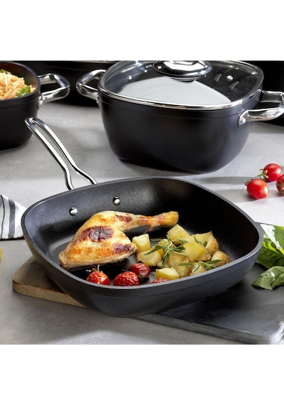Schafer Gastronomıe 26 CM Siyah Master Granit İndüksiyonlu Tava