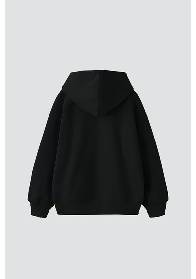 Startmore Sassy Baskılı Oversize Unisex Beyaz Siyah