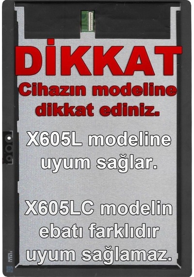 Lenovo Tab M10 Tb-x605l Ekran Dokunmatik Set Siyah