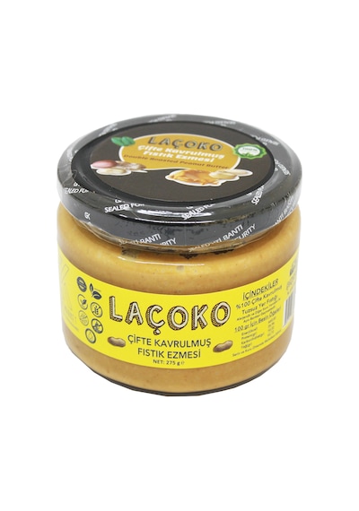 Laçoko Doğal Çifte Kavrulmuş Yer Fıstığı Ezmesi 1100 G