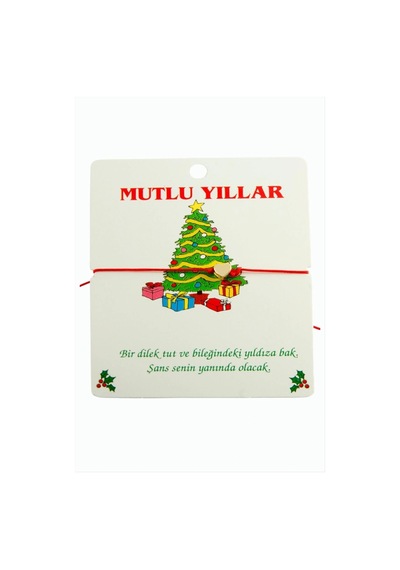 Kalp Yılbaşı Bilekliği Bijuteri Bileklik Çok Renkli
