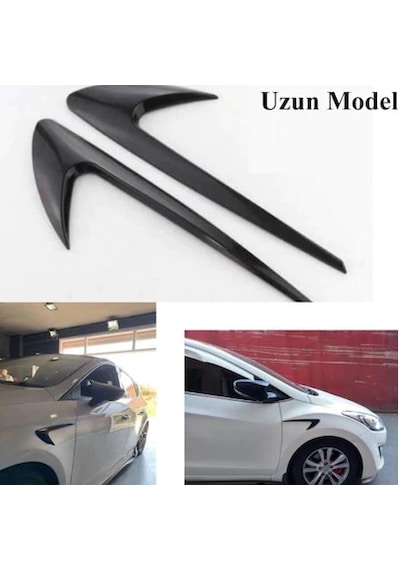Tampon Çamurluk Venti Parlak Siyah Piano Black Sağ-Sol 2 Adet Uzun Model N11.959