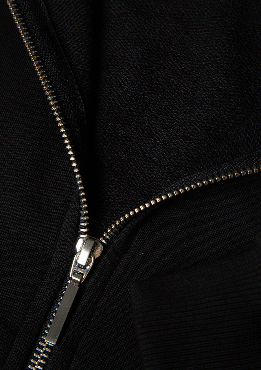 Mavi - Biye Detaylı Fermuarlı Siyah Sweatshirt 1s10365-900 Siyah