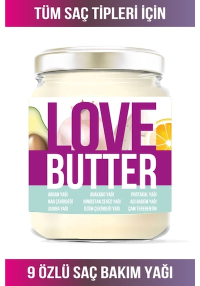 Love Butter Saç Bakım Yağı Saç Besleyici ve Saç Maskesi 190 ML