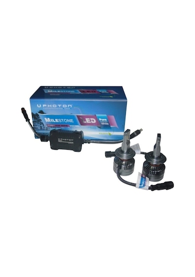 Ahmet Otomotiv Photon Milestone H7 12000 Lumens Rebust Edition +3 Plus Led Xenon Yeni Seri