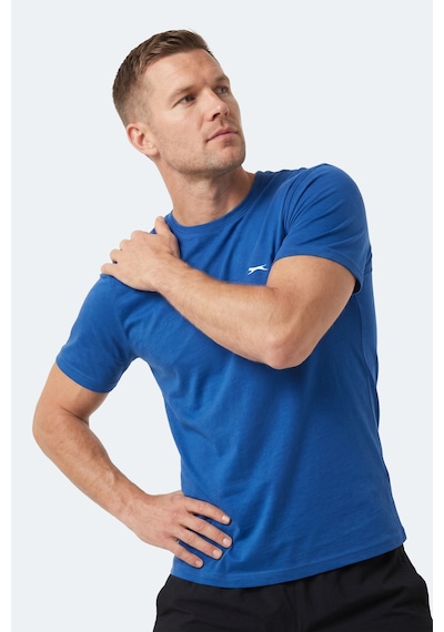 Slazenger Notron I Erkek Saks Mavi Tişört