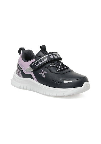 Kinetix Esgan Pu P 5pr Lacivert Kız Çocuk Spor Ayakkabı Lacivert-lıla-gumus