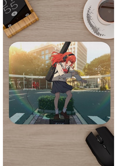 Bochi The Rock Anime V3 - 22x18 Gaming Kauçuk Kaymaz Taban Mouse Pad Fare Altlığı