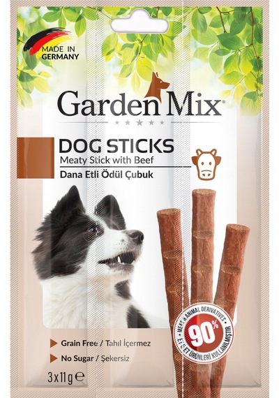 Gardenmix - 926 - Dana Etli Köpek Stick Ödül - Muratech - 3 11g 20 Li