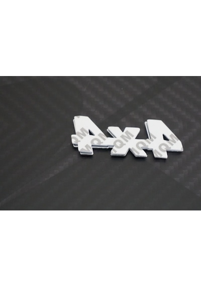 4X4 Arazi Suv Pickup Bagaj Krom Metal 3M 3D Yazı Logo Amblem (548523054)