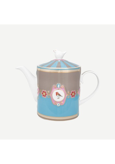 Mavi Haki Porselen Demlik 1300 Ml