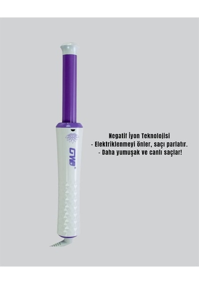 Gw 32mm Döner Başlıklı Saç Kıvırma Makinesi Her An Her Yerde Profesyonel Şekillendirme Çok Renkli