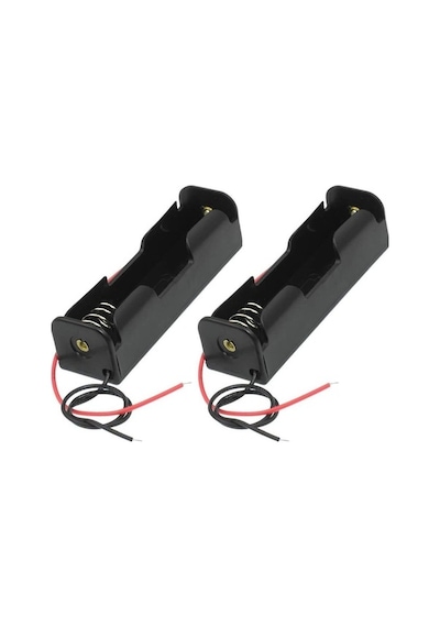 Zenithdeals 12 Adet 3,7 V 18650 Pil Tutucu, Plastik Pil Kutusu