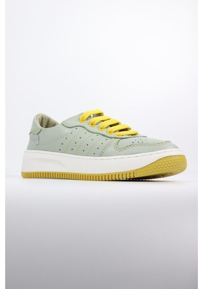 Mammamia D25ya-435 Kadın Deri Sneaker Ayakkabı Su Yeşili Flotur