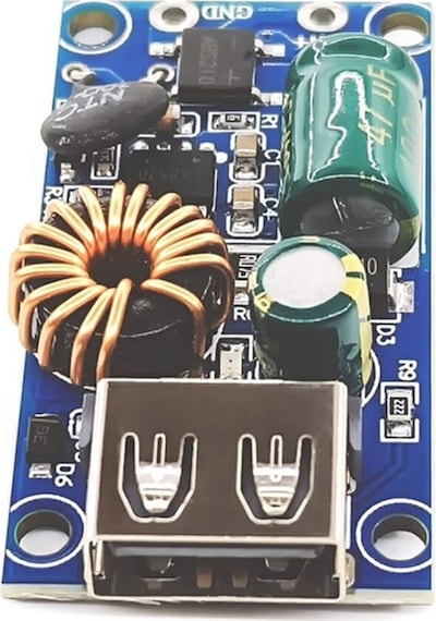 80v To 5v 2a Usb Soket Güç Kaynağı Voltaj Düşürür Güneş Enerjisi Elektrikli Bisiklet Araba Telefon