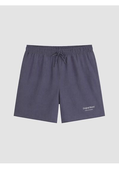 Lcw Swımwear Mor Kısa Boy Baskılı Erkek Deniz Şortu