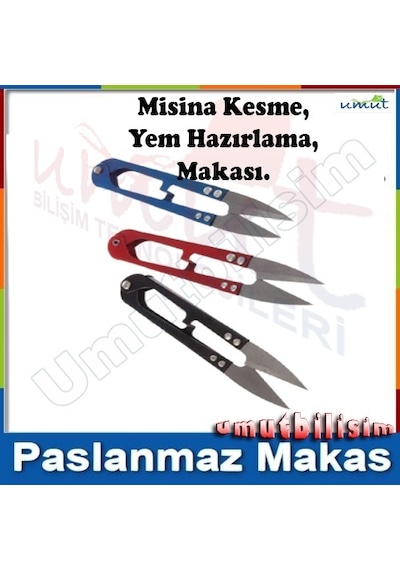 Tekstil Ip Temizleme Makası Paslanmaz Temizleme Balıkçı Makası