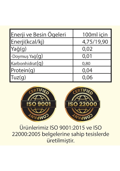 Hanzade Bitkisel Böğürtlen Sirkesi 3 x 500 ML
