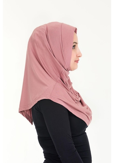 Sensu Tesettür Hazır Türban Pileli Pratik Namaz Örtüsü Pembe Sensu Tesettür Hazır Türban Pileli Pratik Namaz Örtüsü Pembe