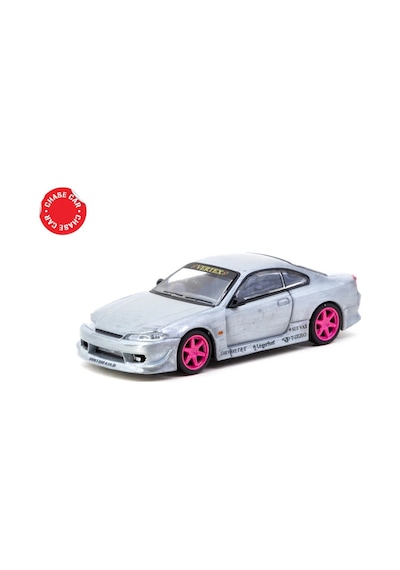 Tarmac Works 1/64 Vertex Nissan Silvia S15 Pink Metallic - Global64