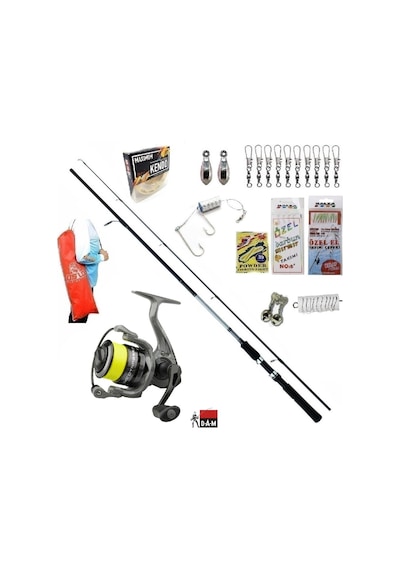Quick Dynabraid 4 4000 Daiwa Sweepfire 210cm 10-30gr Kıyı Spin Olta Takımı Seti