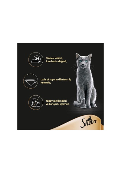 Sheba Pouch Tavuklu Kedi Maması 85g