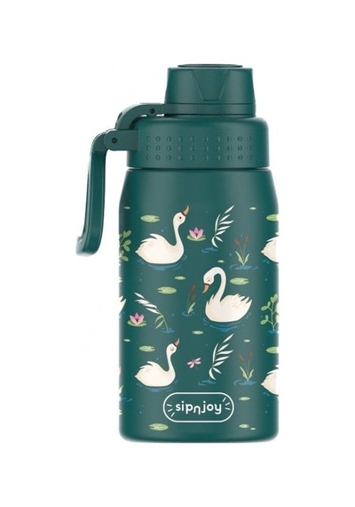 Sipnjoy - Widewonder Çocuk Su Termosu 420 Ml - Swan Harmony