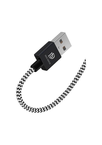 Dux Ducıs Usb Type C Kopmaz Yırtılmaz Usb Kablo Hızlı Şarj 1 Met (309312946)-Siyah,Gri
