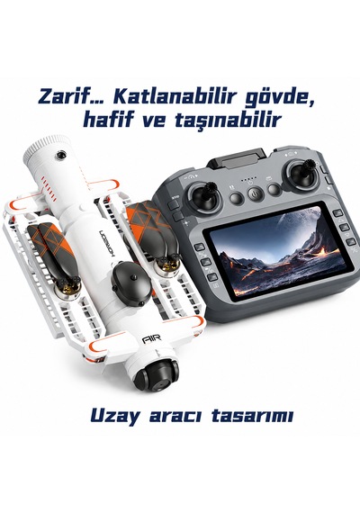 Gps Kameralı Drone 4k Hd Katlanabilir Fpv Uzaktan Kumandalı Profesyonel Drone