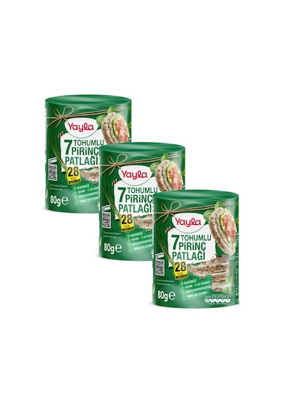 Yayla 7 Tohumlu Pirinç Patlağı 80 G X 3