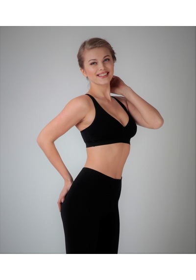 Shonadae Shonadae Kruvaze Sporcu&Emzirme Sütyeni (257594254) Siyah