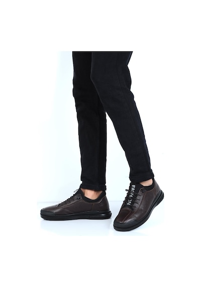 Tardelli 3747 Kahve Kauçuk Deri Erkek Casual Ayakkabı 001