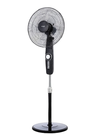 F49 Siyah 16 Inç 50w 4 Kademe 5 Pervane Döner Başlıklı Vantilatör