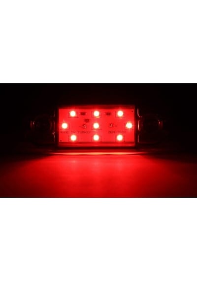 Ahmet Otomotiv Tombul Parmak Led 9 Ledli Kırmızı 10 Adet 12/24v