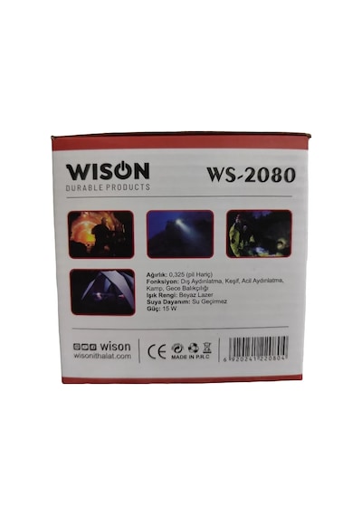 Ws-2080 Profesyonel Kafa Lambası 3000 Lümen 40 Watt