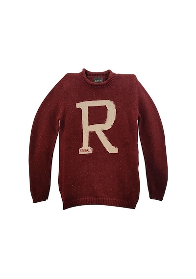 Harry Potter Ron Weasley Kazak Lisanslı Bordo R Harfli Unisex Koleksiyon Ürün - Xs Beden