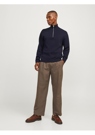 Jack & Jones Jprmılano Stıtch Knıt Half Zıp Sn Night Sky Çok Renkli