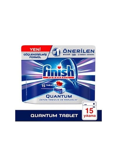 Finish Bulaşık Makinesi Deterjanı Quantum Tablet 15'li