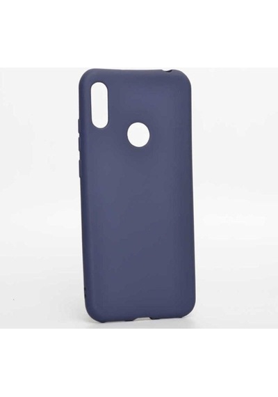 Huawei Y6s 2019 Kılıf Zore Premier Silikon Kapak Lacivert
