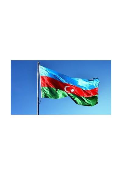 Azerbaycan Bayrağı Raşel Kumaş 100x150 Diğer